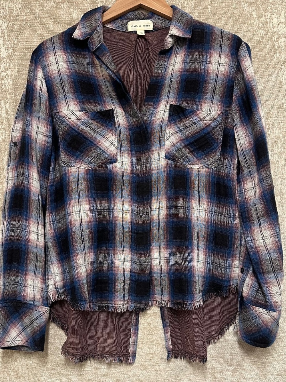 Cloth and Stone Button up shirt Anthropologie size XS